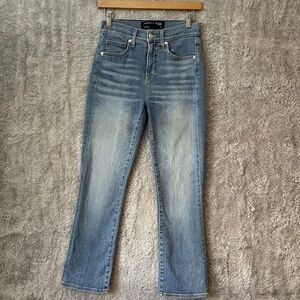 Veronica Beard Women’s Jeans 25 Blue Carly Kick Flare High Rise Stretch Denim